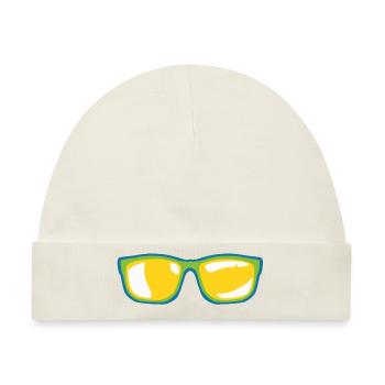 Sonnenbrille - Baby Premium Organic Mütze - Naturweiß - Vorne
