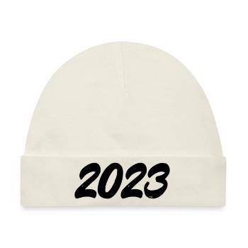2023 - Baby Premium Organic Mütze - Naturweiß - Vorne