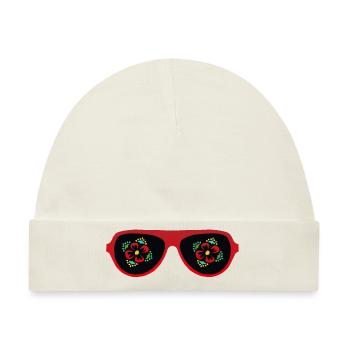 Sonnenbrille Blumenruhe - Baby Premium Organic Mütze - Naturweiß - Vorne