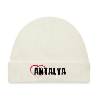 Antalya - Baby Premium Organic Mütze - Naturweiß - Vorne