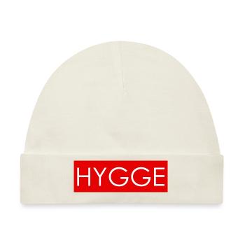 hygge rot - Baby Premium Organic Mütze - Naturweiß - Vorne