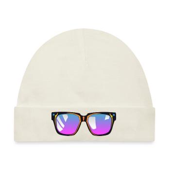 Sonnenbrille - Baby Premium Organic Mütze - Naturweiß - Vorne