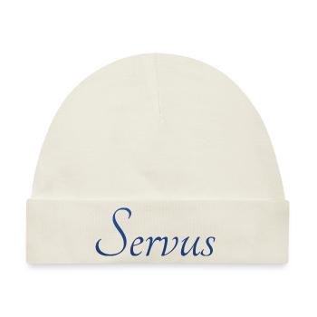 servus - Baby Premium Organic Mütze - Naturweiß - Vorne