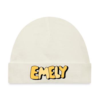 Emely - Baby Premium Organic Mütze - Naturweiß - Vorne