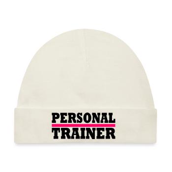 Personal trainer - Baby Premium Organic Mütze - Naturweiß - Vorne