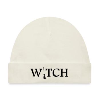 witch - Baby Premium Organic Mütze - Naturweiß - Vorne