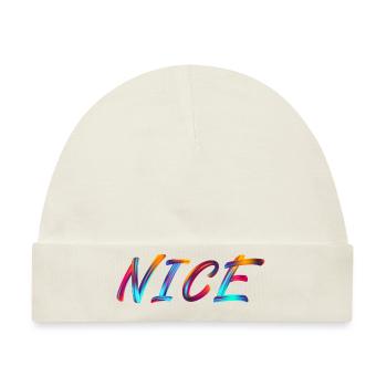 nice - Baby Premium Organic Mütze - Naturweiß - Vorne