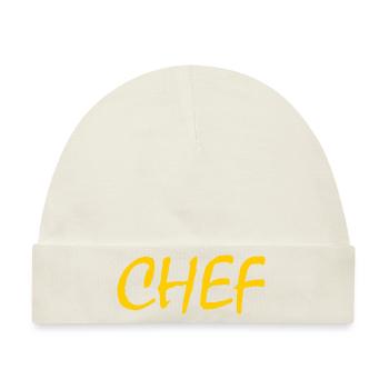 Chef - Baby Premium Organic Mütze - Naturweiß - Vorne