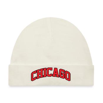 Chicago Logo: College-Design mit urbanem Stil - Baby Premium Organic Mütze - Naturweiß - Vorne