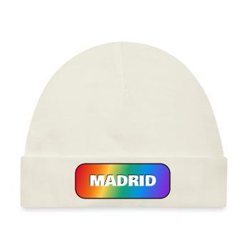 MADRID GAY PRIDE - Baby Premium Organic Mütze - Naturweiß - Vorne