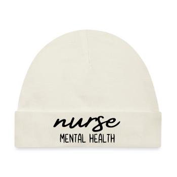 Krankenschwester Psychische Gesundheit - Baby Premium Organic Mütze - Naturweiß - Vorne