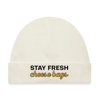 Stay Fresh Cheese Bags 15 - Baby Premium Organic Mütze - Naturweiß - Vorne