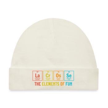 Lacrosse Periodisches Element Lustige Chemie Nerd - Baby Premium Organic Mütze - Naturweiß - Vorne