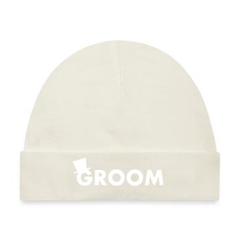 Groom - Baby Premium Organic Mütze - Naturweiß - Vorne