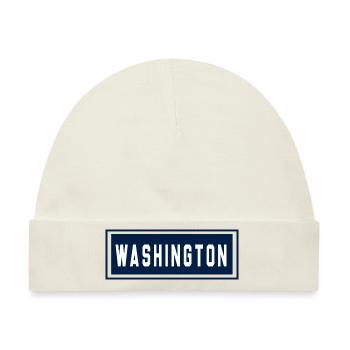 Washington - Baby Premium Organic Mütze - Naturweiß - Vorne
