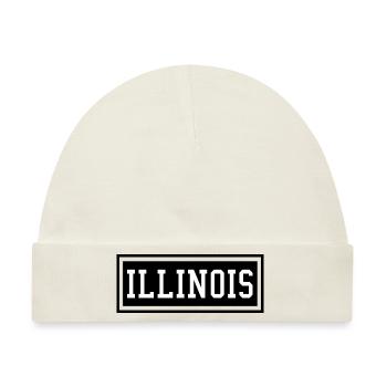 Illinois - Baby Premium Organic Mütze - Naturweiß - Vorne