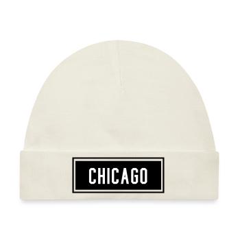 Chicago - Baby Premium Organic Mütze - Naturweiß - Vorne