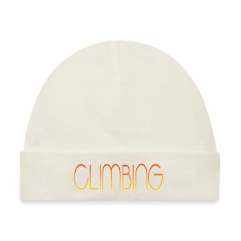 climbing climb - Baby Premium Organic Mütze - Naturweiß - Vorne