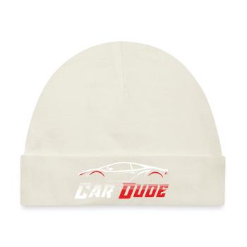 Car Dude Car Lovers Car Collector Drift Car Auto M - Baby Premium Organic Mütze - Naturweiß - Vorne