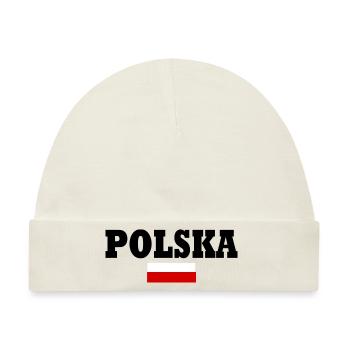 Polska - Baby Premium Organic Mütze - Naturweiß - Vorne