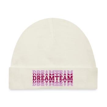 dreamteam - Baby Premium Organic Mütze - Naturweiß - Vorne