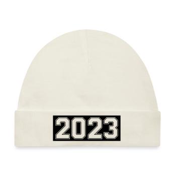 2023 - Baby Premium Organic Mütze - Naturweiß - Vorne