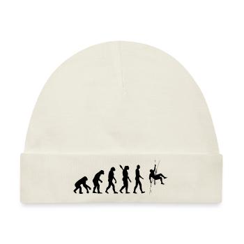 climbing - Baby Premium Organic Mütze - Naturweiß - Vorne