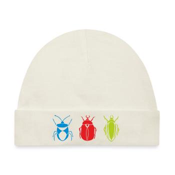 Bunte Wanzen Insekten Spinnen gothic Tierchen Bugs - Baby Premium Organic Mütze - Naturweiß - Vorne
