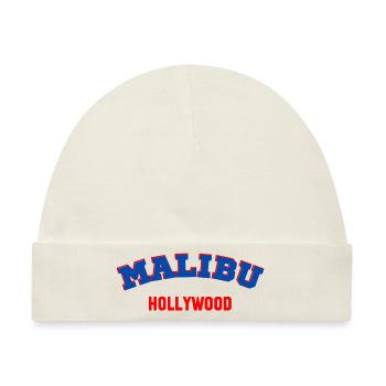 MALIBU Hollywood - Baby Premium Organic Mütze - Naturweiß - Vorne
