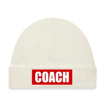 Coach - Baby Premium Organic Mütze - Naturweiß - Vorne