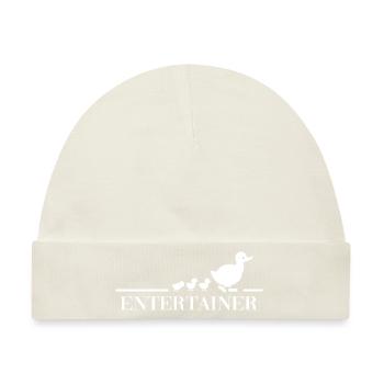 landleben entertainer bauernhof ente dorfleben - Baby Premium Organic Mütze - Naturweiß - Vorne