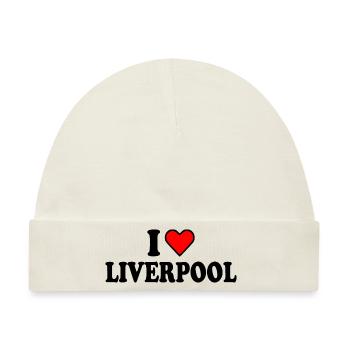 Liverpool - Baby Premium Organic Mütze - Naturweiß - Vorne