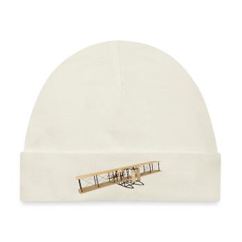Historisches Motorflugzeug von 1905 - Baby Premium Organic Mütze - Naturweiß - Vorne