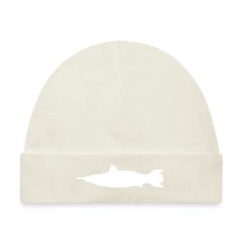 Fantasie Unterseeboot, Silhouette - Baby Premium Organic Mütze - Naturweiß - Vorne