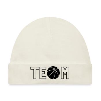 Team - Baby Premium Organic Mütze - Naturweiß - Vorne