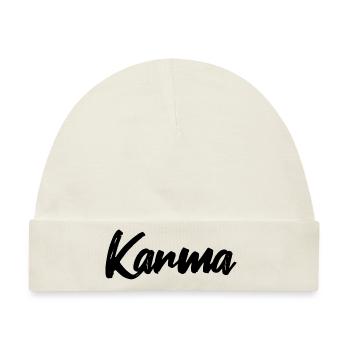 Karma - Baby Premium Organic Mütze - Naturweiß - Vorne