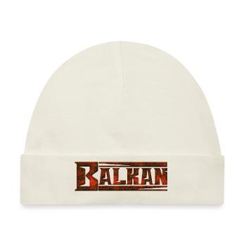 Exyu Balkan Rock Bosnien Kroatien Serbien - Baby Premium Organic Mütze - Naturweiß - Vorne