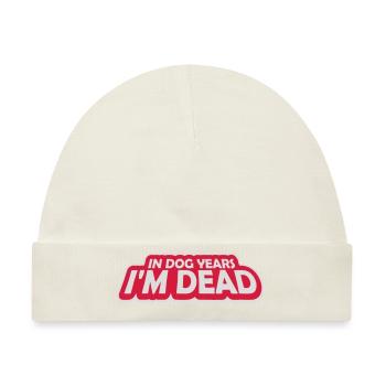 in dog years Dead - Baby Premium Organic Mütze - Naturweiß - Vorne
