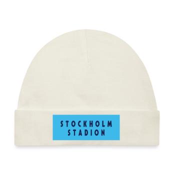 Stockholmer Stadion - Baby Premium Organic Mütze - Naturweiß - Vorne
