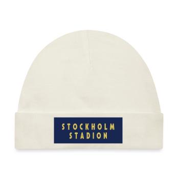 Stockholmer Stadion - Baby Premium Organic Mütze - Naturweiß - Vorne