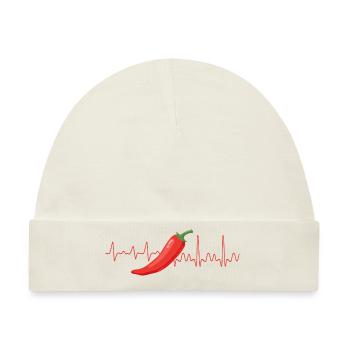 Chilischote - Baby Premium Organic Mütze - Naturweiß - Vorne