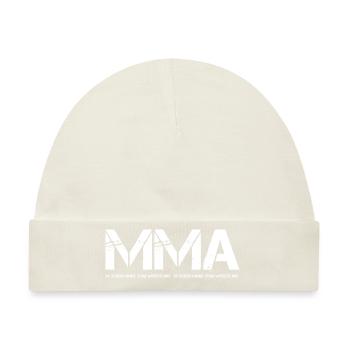 MMA - Baby Premium Organic Mütze - Naturweiß - Vorne