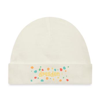 dresden - Baby Premium Organic Mütze - Naturweiß - Vorne
