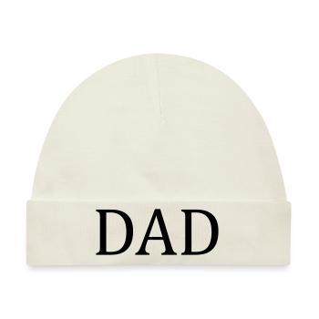 Dad - Baby Premium Organic Mütze - Naturweiß - Vorne