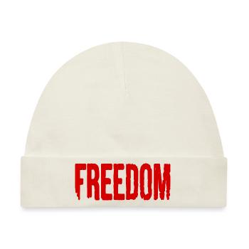 Freedom - Baby Premium Organic Mütze - Naturweiß - Vorne