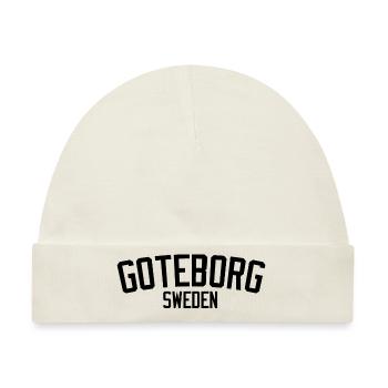 Göteborg Schweden - Baby Premium Organic Mütze - Naturweiß - Vorne