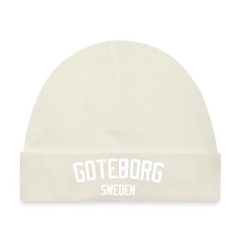 Göteborg Schweden - Baby Premium Organic Mütze - Naturweiß - Vorne