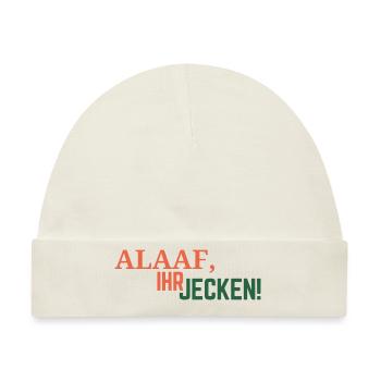 Alaaf - Baby Premium Organic Mütze - Naturweiß - Vorne