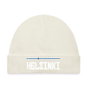Helsinki - Baby Premium Organic Mütze - Naturweiß - Vorne