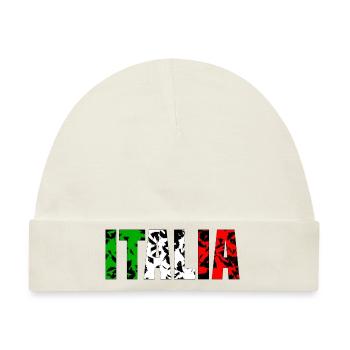 Italia Grunge - Baby Premium Organic Mütze - Naturweiß - Vorne